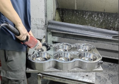 Cuvette faite sur commande de mélamine de cavité du moule 1*6 de vaisselle de mélamine d'OIN