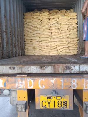 la mélamine 700-1000kg/M3 pure saupoudrent le paquet de C3H6N6 25kg/Bag