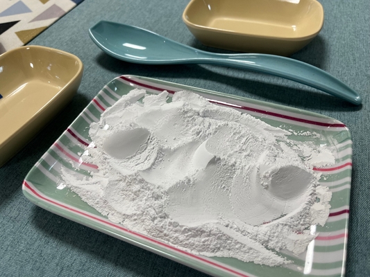 Poudre de glaçage de mélamine de matière première de mélamine blanche de vaisselle