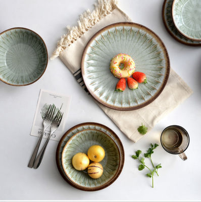 Plateaux et bols de soirée 12pc Melamine Service de soirée ensemble Iso