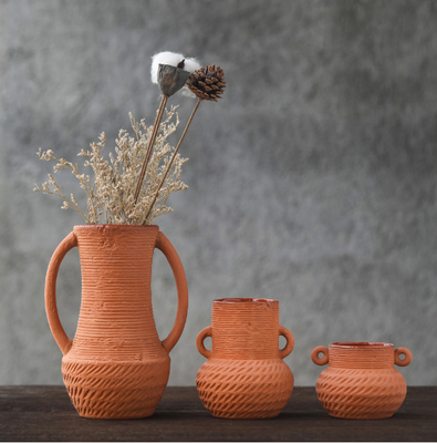 Vaisseau de sol en céramique à large bouche cadeau de Thanksgiving