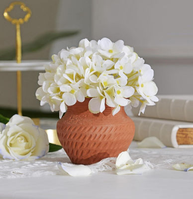 Pas de micro-ondes sans danger Vase en céramique rustique sans plomb