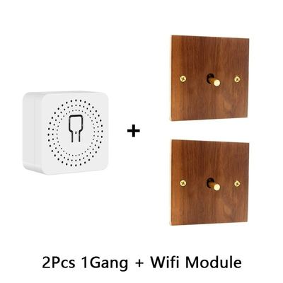 110 volts panneau de commutateur de lumière 86x86mm WiFi IEEE 802.11b/G/N