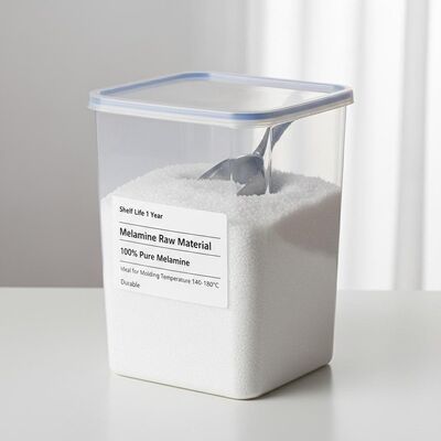 Durée de conservation 1 an Matériau de base de mélamine 100% de mélamine Idéal pour le moulage Température 140-180 degrés Celsius Durable