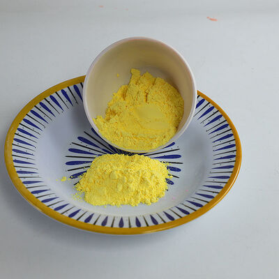 SONYEE Jaune 100% mélamine 25 kg matière première adaptée à la fabrication d'ustensiles de table et à l'approvisionnement constant en matière première de mélamine