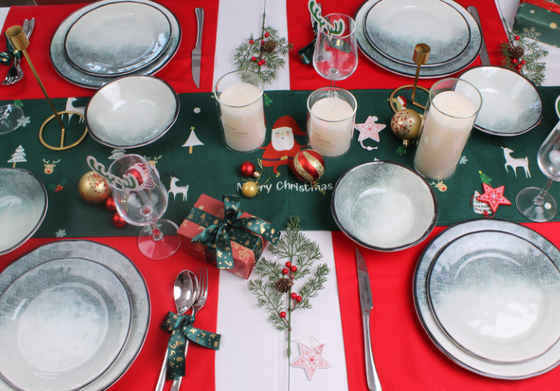 12 pièces d' ustensiles de Noël en mélamine